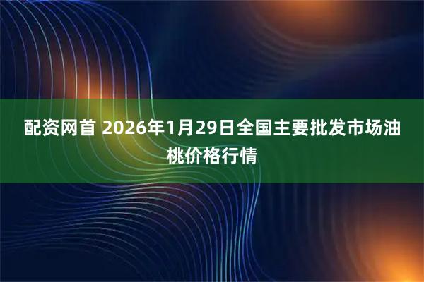 配资网首 2026年1月29日全国主要批发市场油桃价格行情