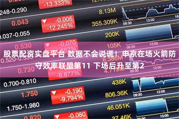 股票配资实盘平台 数据不会说谎！申京在场火箭防守效率联盟第11 下场后升至第2
